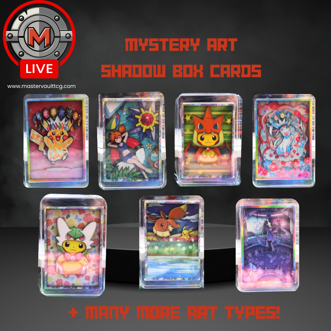 Mystery Fan Art Shadow Box Cards