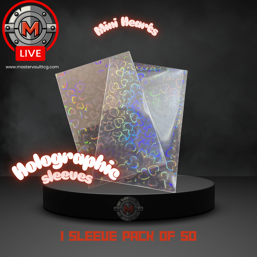Holographic Sleeves 65mmx90mm- 25 Pack
