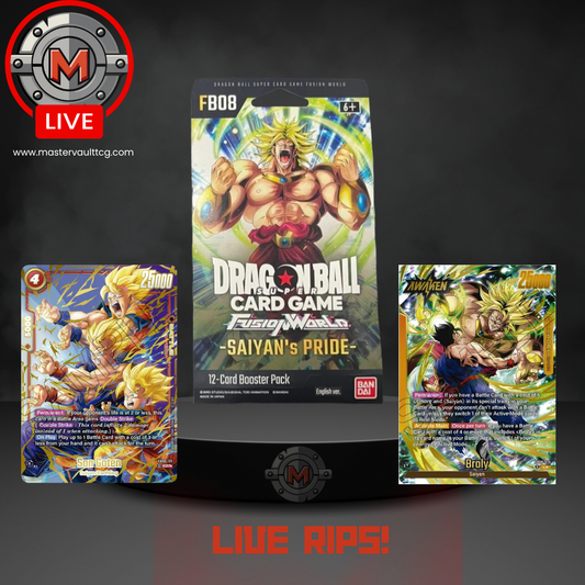 Dragon Ball Fusion World- Saiyan's Pride Sleeved Booster Pack (FB08)