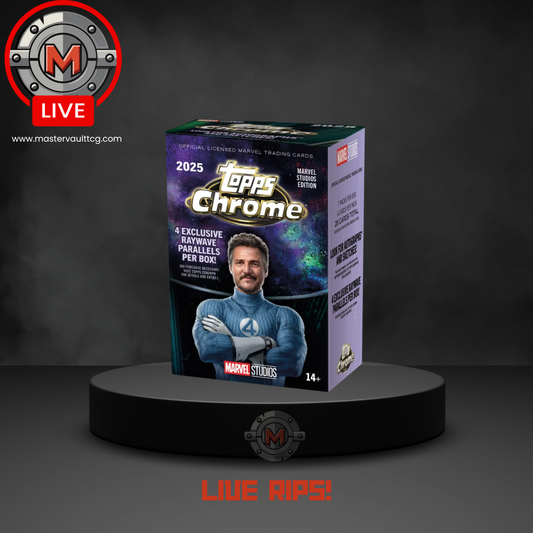 2025 Topps Chrome Marvel Studios Blaster Value Box