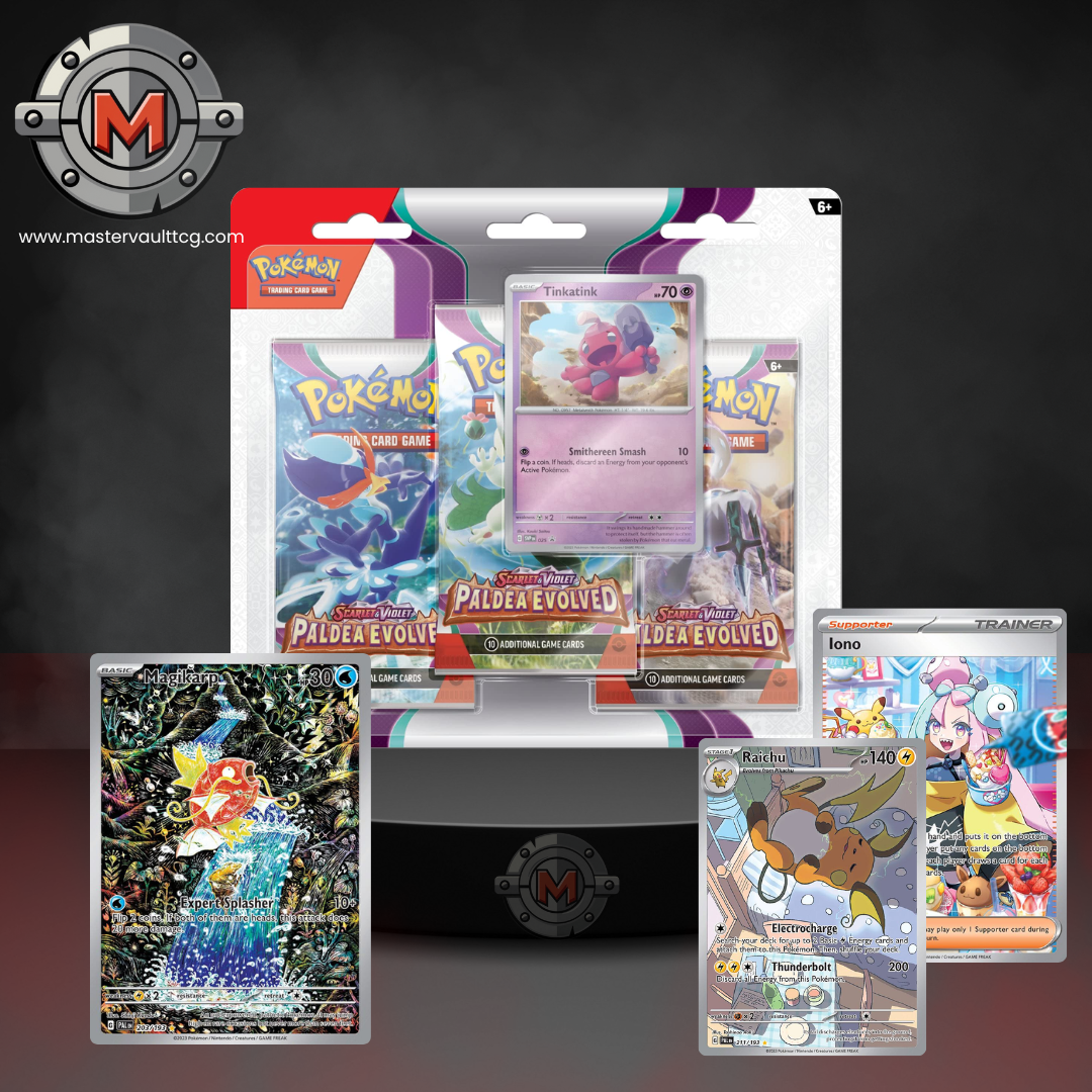 Paldea Evolved 3-Pack Blister-[Tinkatank Promo]
