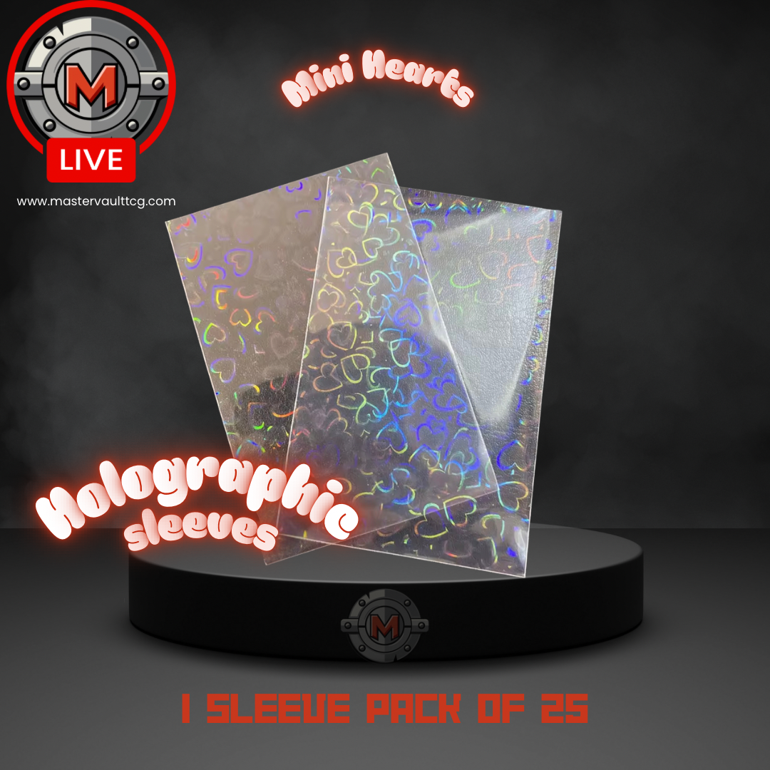 Holographic Sleeves 65mmx90mm- 25 Pack