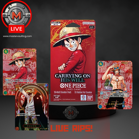 One Piece: Carry on His Will [OP-13] Sleeved Booster Pack