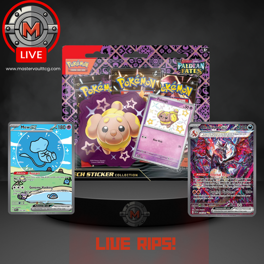 Paldean Fates Tech Sticker Collection Blister(Random Shiny Pokemon Selection)