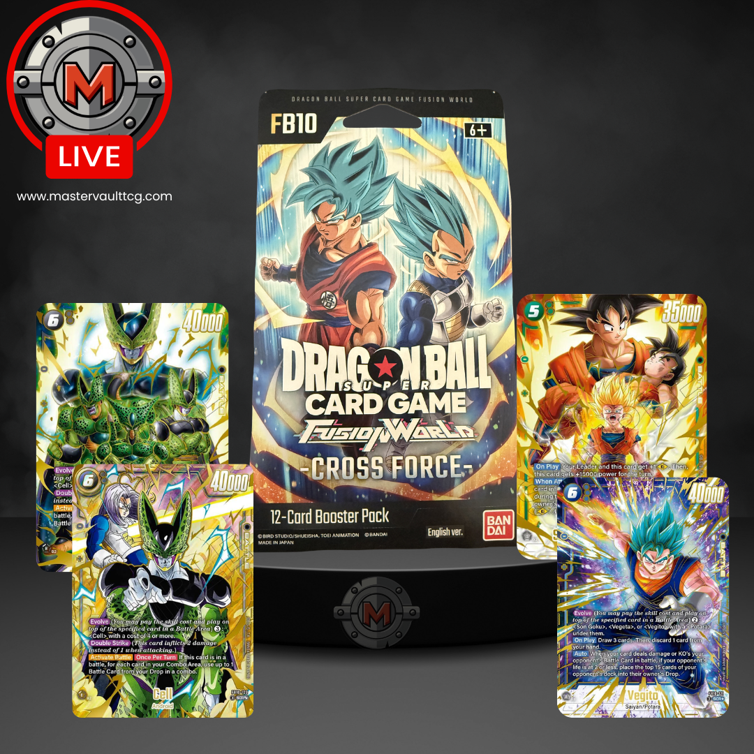 Dragon Ball Super-Fusion World [FB10] Cross Force Sleeved Booster Pack